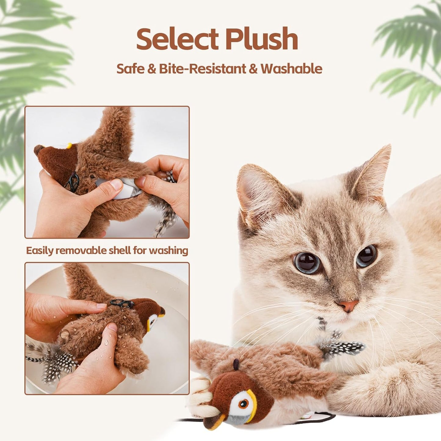 interactive cat toy USB rechargeable