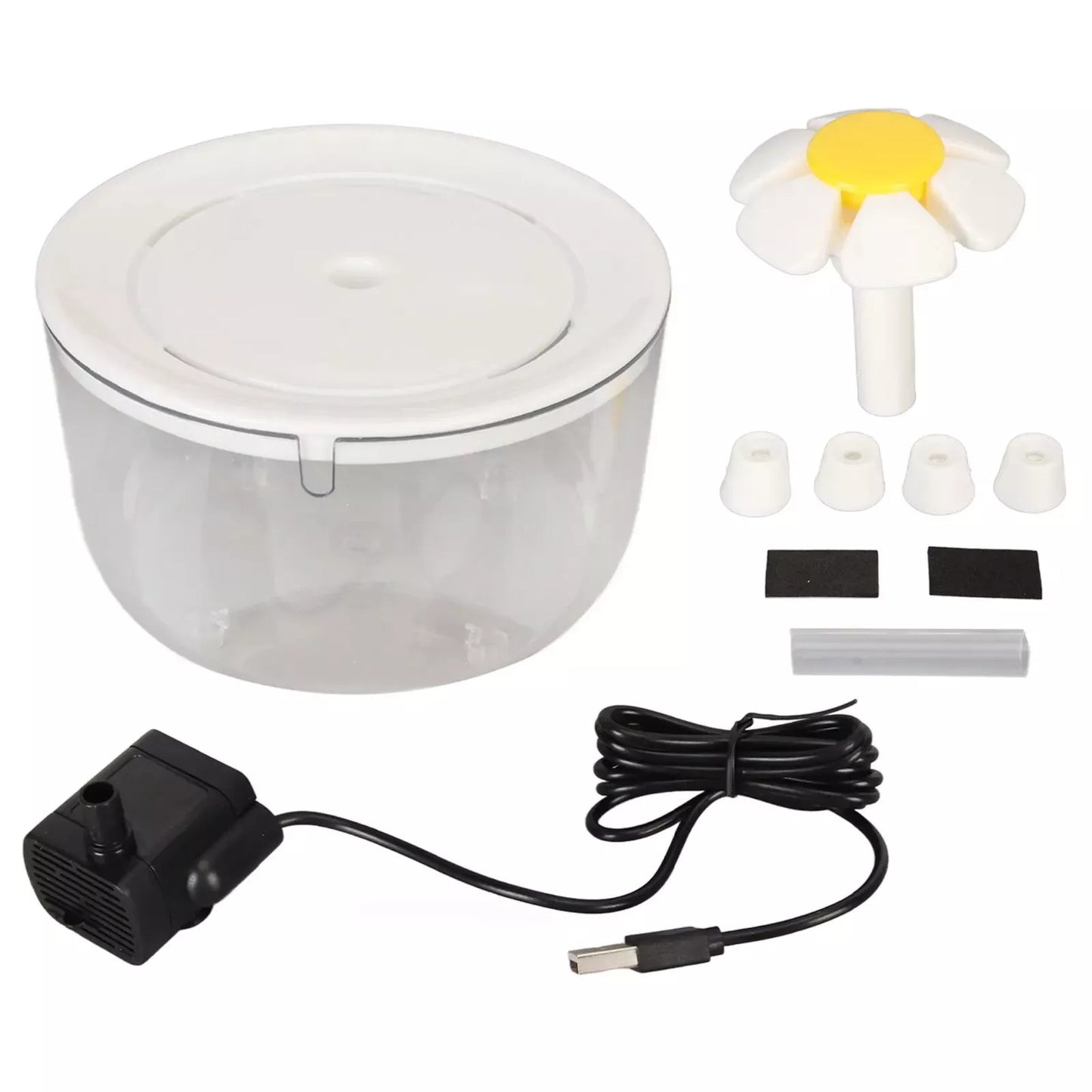 1.2L Automatic Cat Water Fountain – Quiet USB-Powered Pet Dispenser