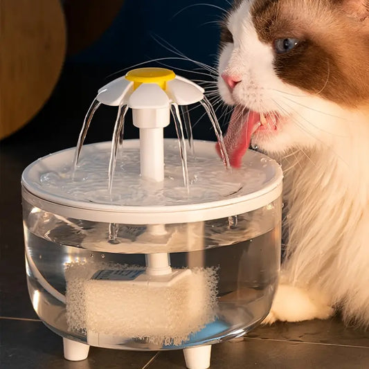 1.2L Automatic Cat Water Fountain – Quiet USB-Powered Pet Dispenser